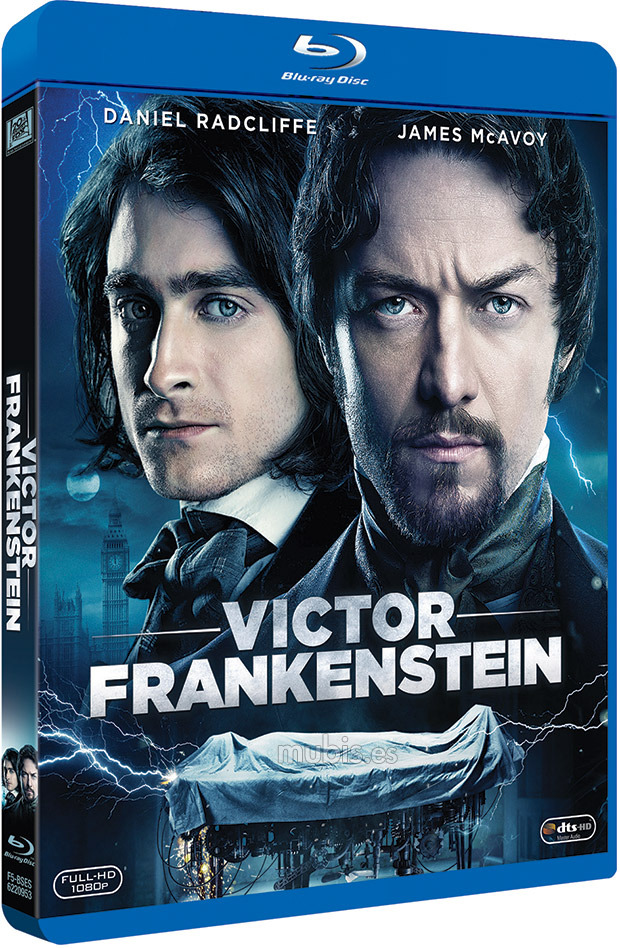 carátula Victor Frankenstein Blu-ray 1