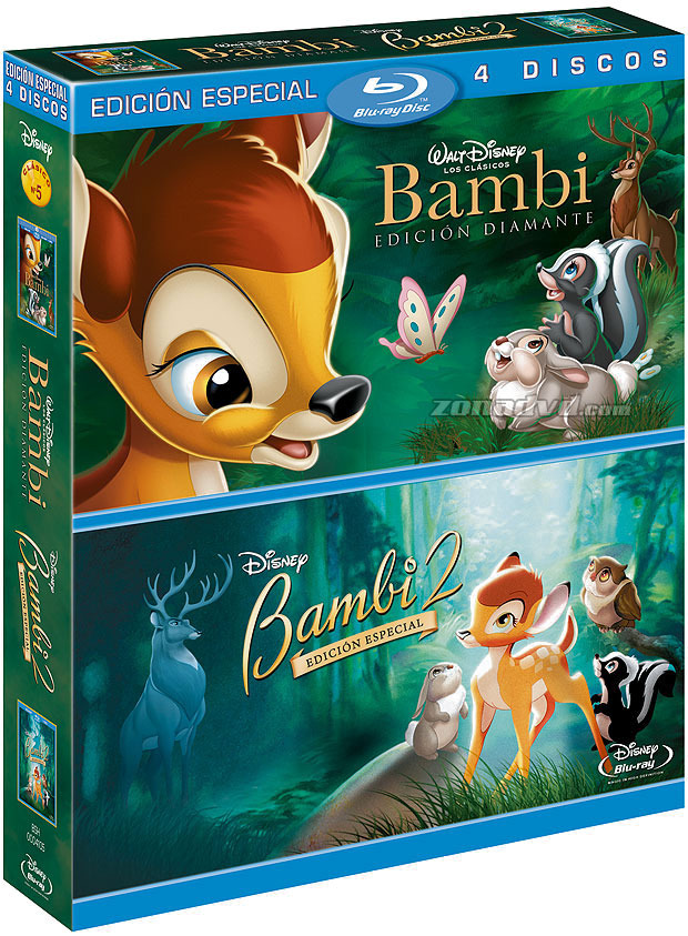 carátula Pack Bambi + Bambi 2 Blu-ray 1