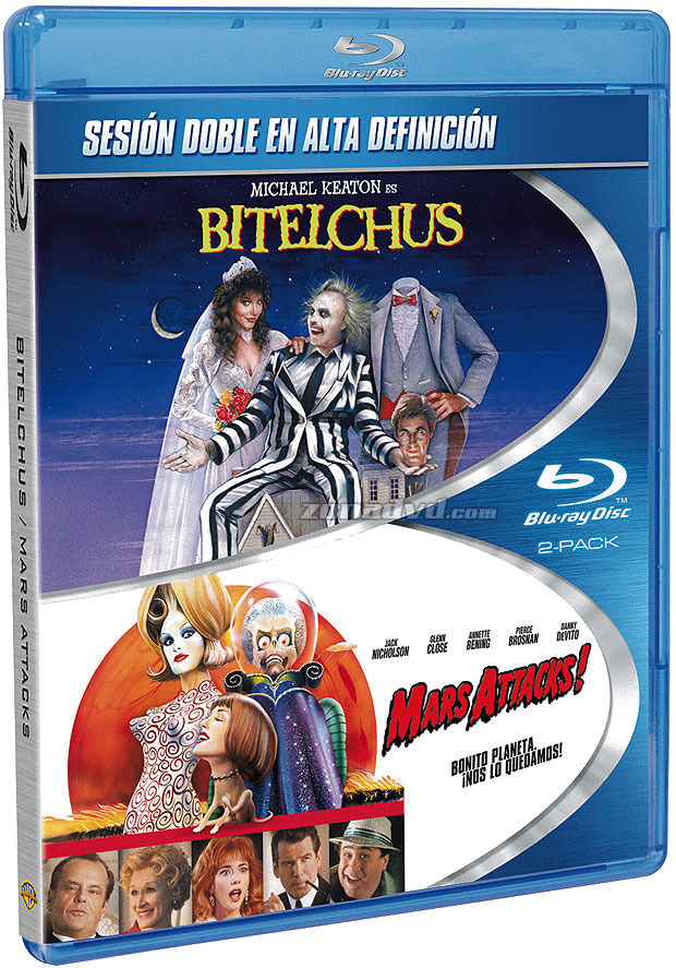 Pack Bitelchus + Mars Attacks! Blu-ray