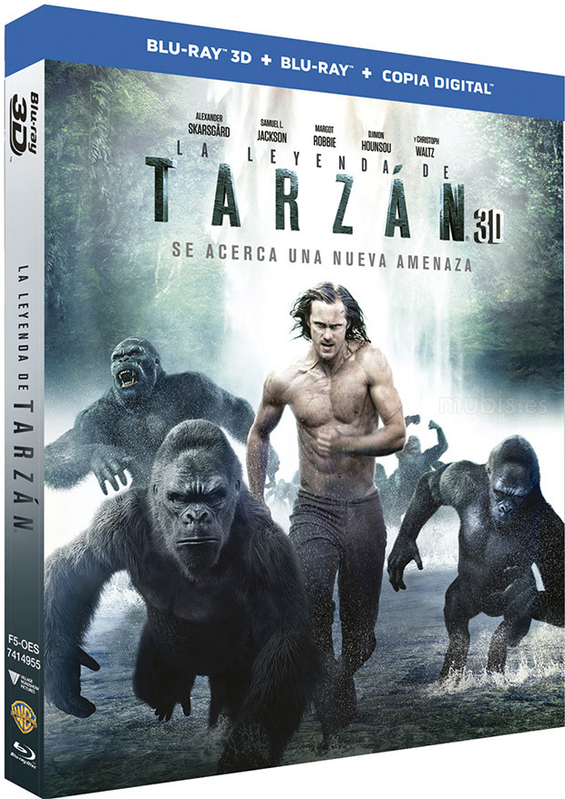 carátula La Leyenda de Tarzán Blu-ray 3D 1