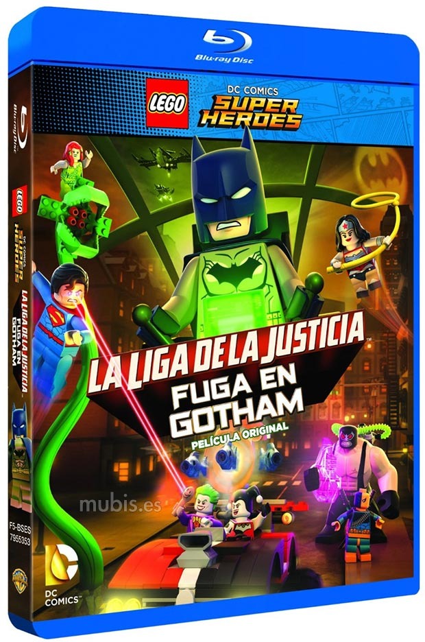 carátula Lego: La Liga de la Justicia. Fuga de Gotham Blu-ray 1