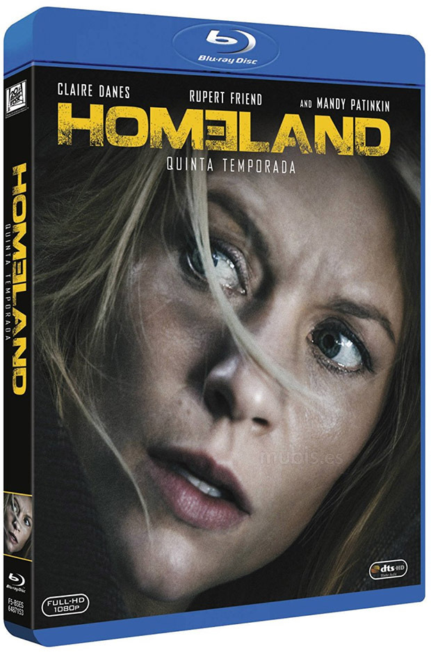 carátula Homeland - Quinta Temporada Blu-ray 1