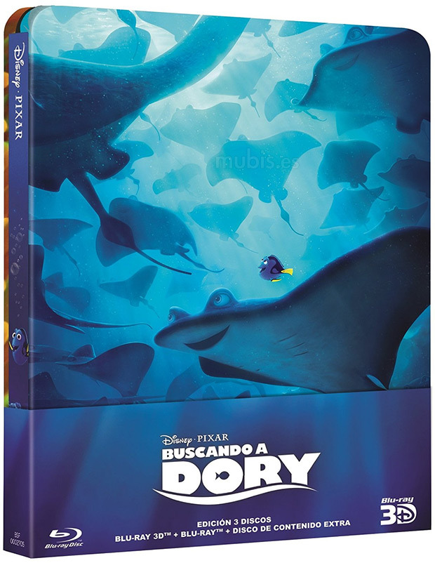 carátula Buscando a Dory - Edición Metálica Blu-ray+Blu-ray 3D 1