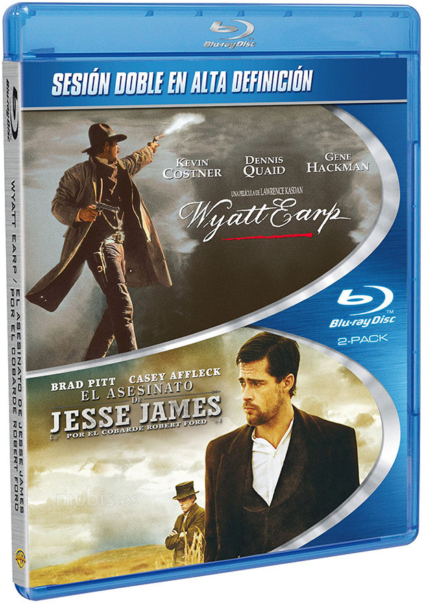 Pack Wyatt Earp + El Asesinato de Jesse James por el Cobarde Robert Ford Blu-ray