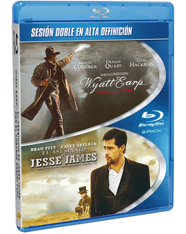 Pack Wyatt Earp + El Asesinato de Jesse James por el Cobarde Robert Ford Blu-ray