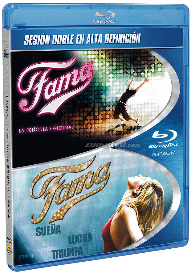carátula Pack Fama (1980) + Fama (2009) Blu-ray 1