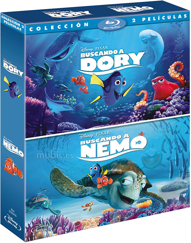 carátula Pack Buscando a Dory + Buscando a Nemo Blu-ray 1