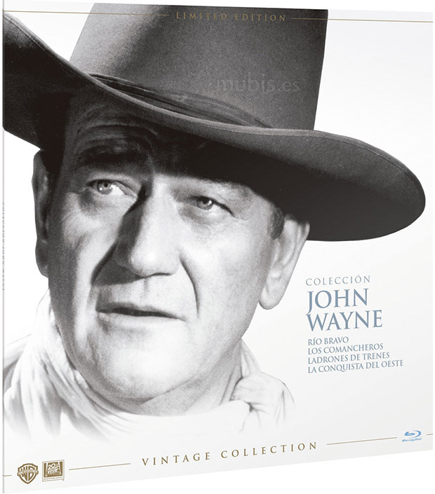carátula John Wayne (Vinilo Vintage Collection) Blu-ray 1