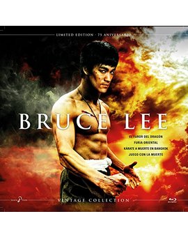 Bruce Lee 75º Aniversario (Vinilo Vintage Collection) Blu-ray