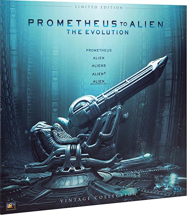 Prometheus to Alien - The Evolution (Vinilo Vintage Collection) Blu-ray