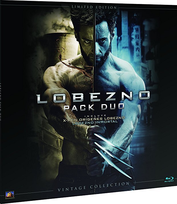 Lobezno: Pack Duo (Vinilo Vintage Collection) Blu-ray