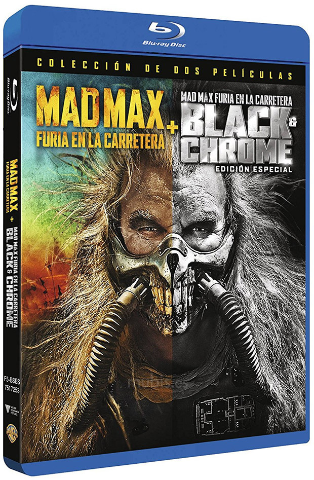 carátula Mad Max: Furia en la Carretera -  Edición Especial Black Chrome Blu-ray 1