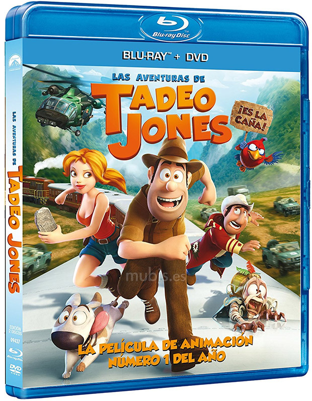 carátula Las Aventuras de Tadeo Jones Blu-ray 1