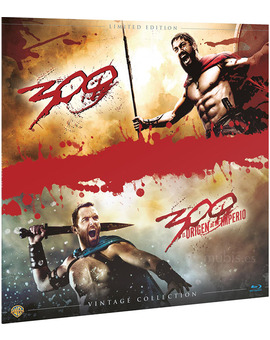 Pack 300 + 300: El Origen de un Imperio (Vinilo Vintage Collection) Blu-ray