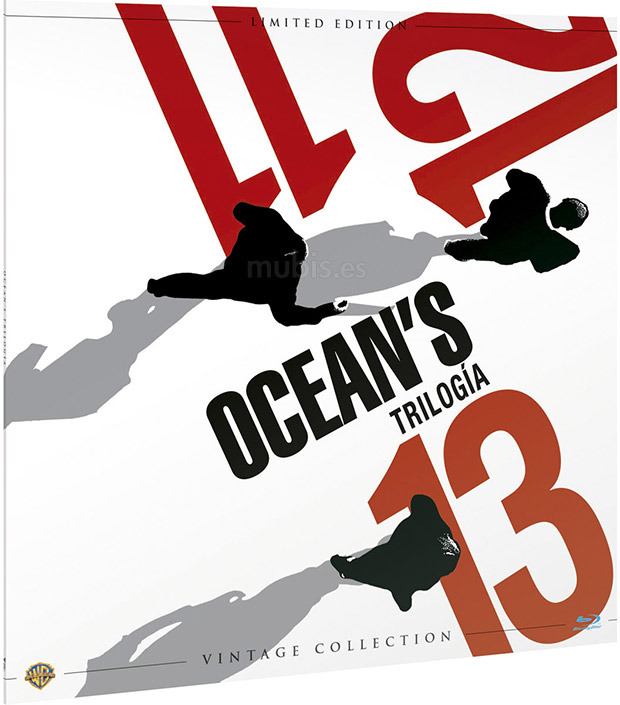 carátula Trilogía Ocean's (Vinilo Vintage Collection) Blu-ray 1