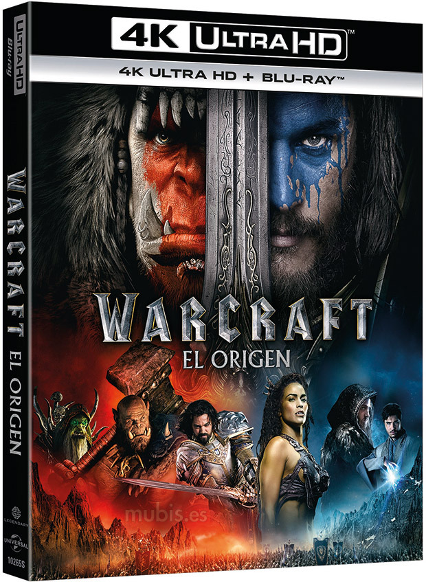 carátula Warcraft: El Origen Ultra HD Blu-ray 1