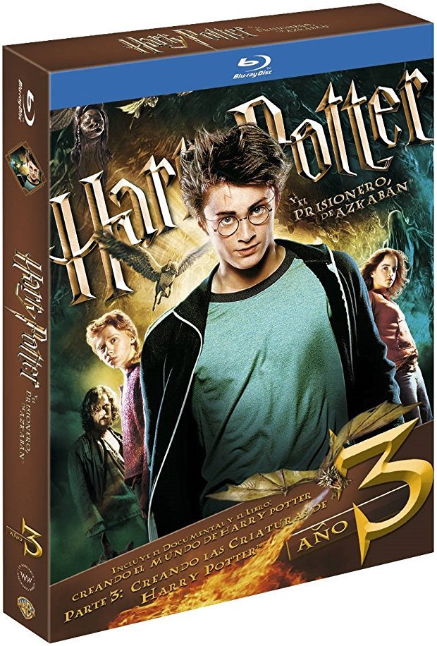 carátula Harry Potter y el Prisionero de Azkaban - Edición Definitiva Libro Blu-ray 1
