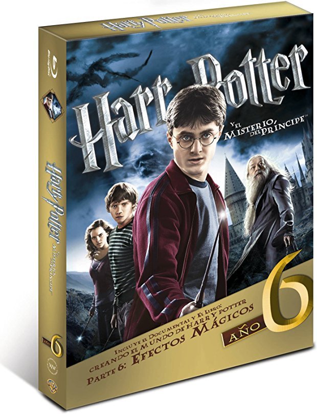 carátula Harry Potter y el Misterio del Príncipe - Edición Definitiva Libro Blu-ray 1