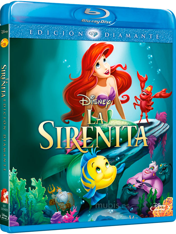 carátula La Sirenita Blu-ray 1