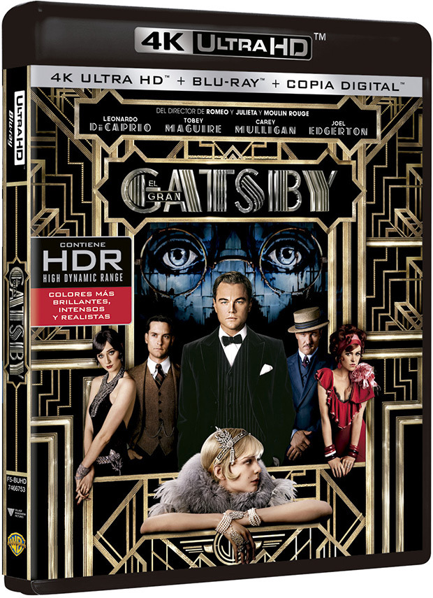 carátula El Gran Gatsby Ultra HD Blu-ray 1