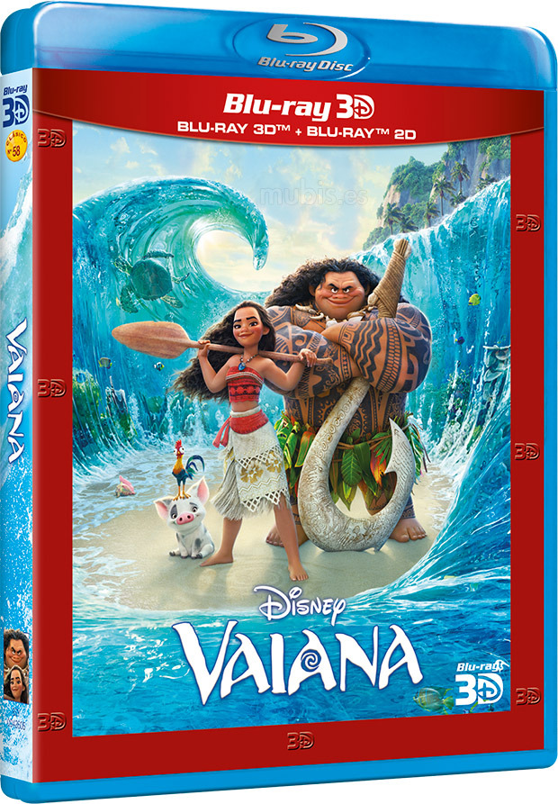 carátula Vaiana Blu-ray 3D 1