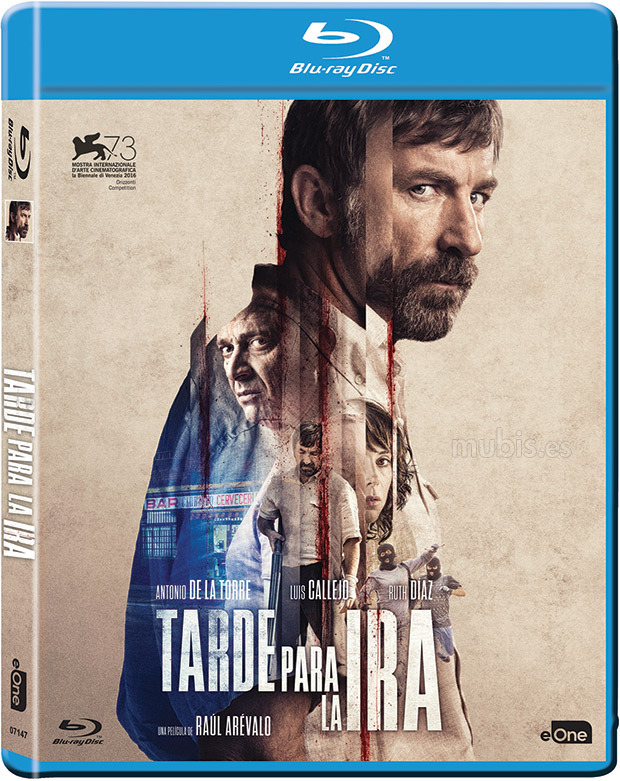 carátula Tarde para la Ira Blu-ray 1