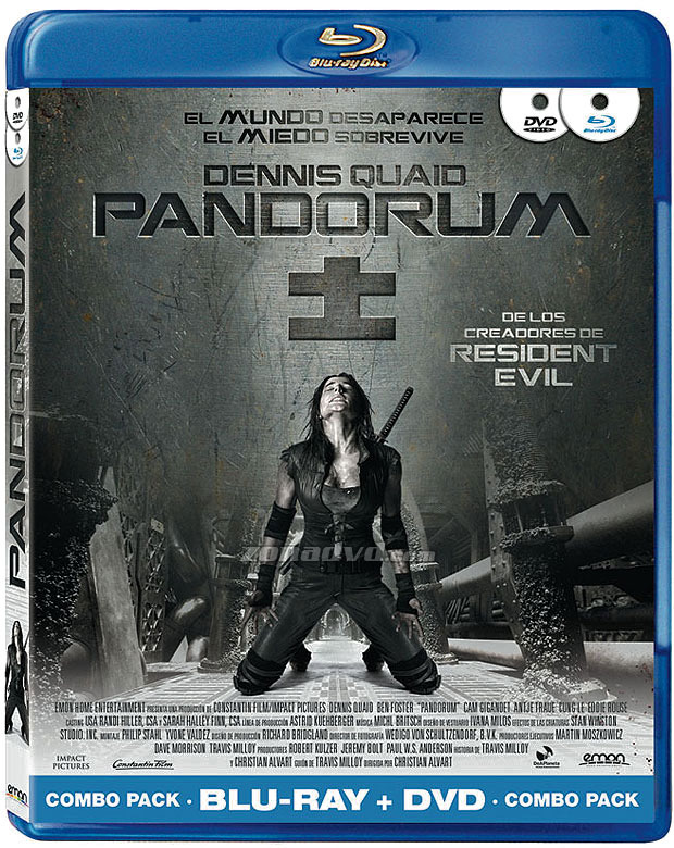 carátula Pandorum (Combo Blu-ray + DVD) Blu-ray 1