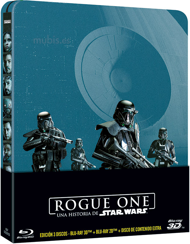 carátula Rogue One: Una Historia de Star Wars - Edición Metálica Blu-ray+Blu-ray 3D 1