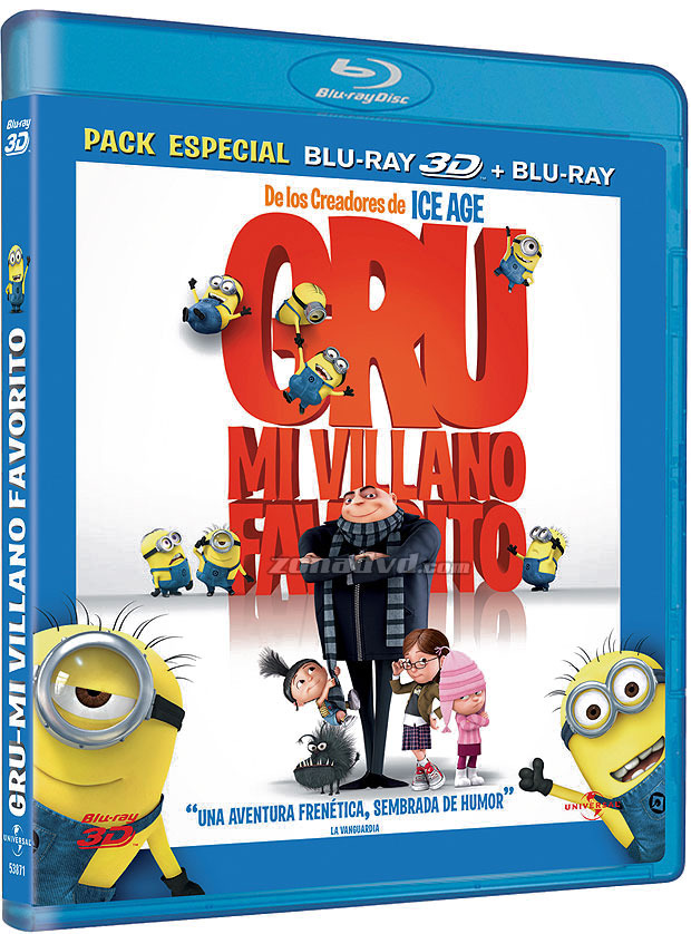 Gru, Mi Villano Favorito Blu-ray 3D