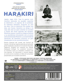 Harakiri Blu-ray 3