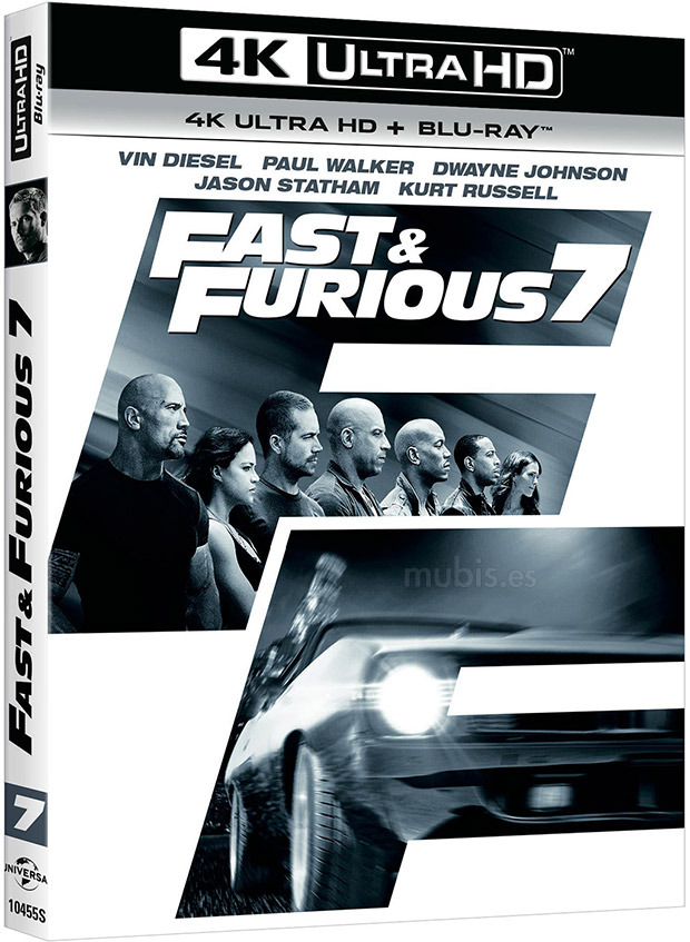 carátula Fast & Furious 7 Ultra HD Blu-ray 1