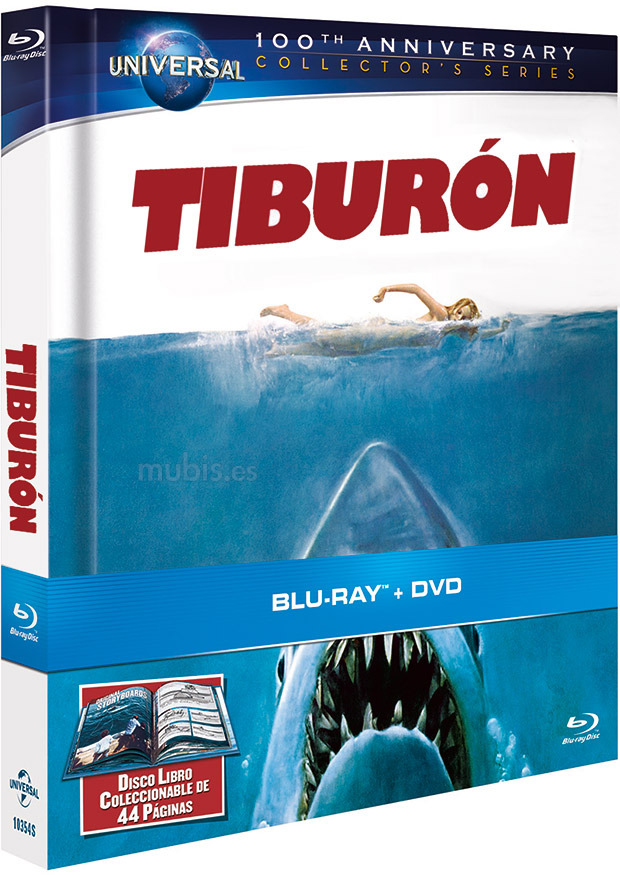 carátula Tiburón - Edición Libro (2017) Blu-ray 1