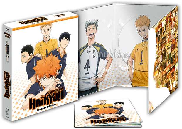 carátula Haikyu!! Los Ases del Vóley - Segunda Temporada Parte 2 (Edición Coleccionista) Blu-ray 1