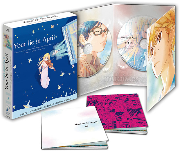 carátula Your Lie in April - Parte 2 (Edición Coleccionista)  Blu-ray 1