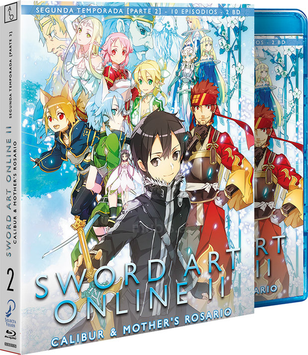 carátula Sword Art Online - Segunda Temporada Parte 2 Blu-ray 1