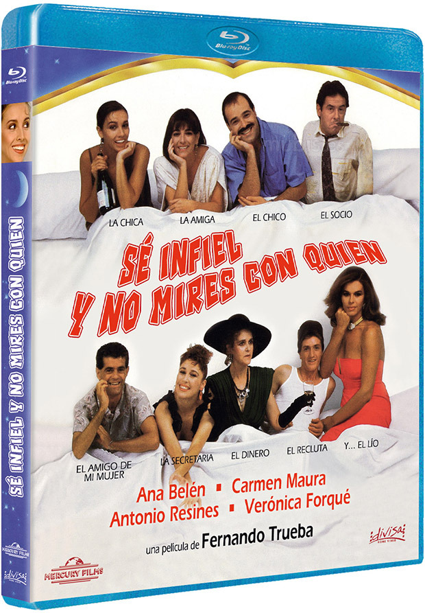 carátula Sé Infiel y no Mires con Quién Blu-ray 1