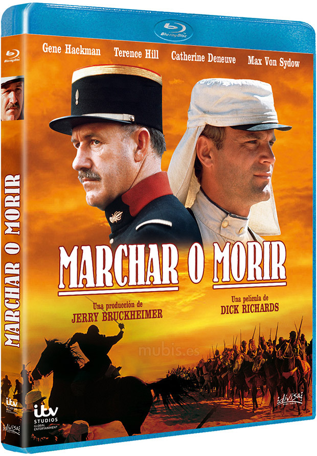 carátula Marchar o Morir Blu-ray 1