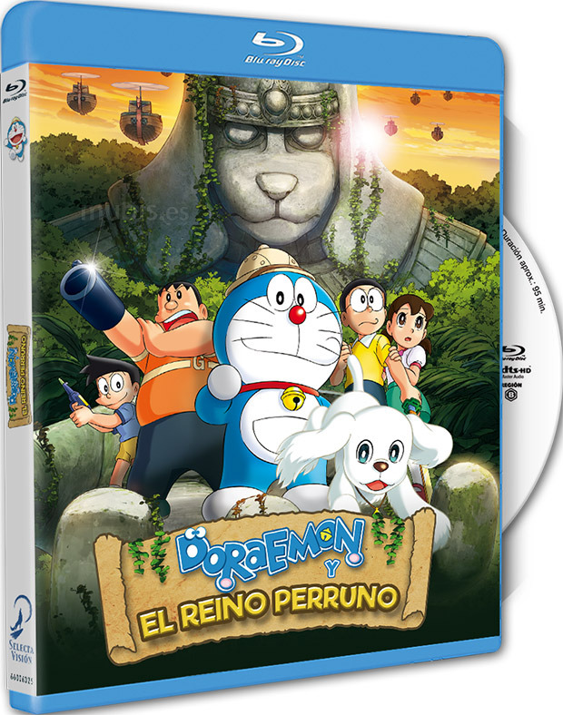 carátula Doraemon y el Reino Perruno Blu-ray 1