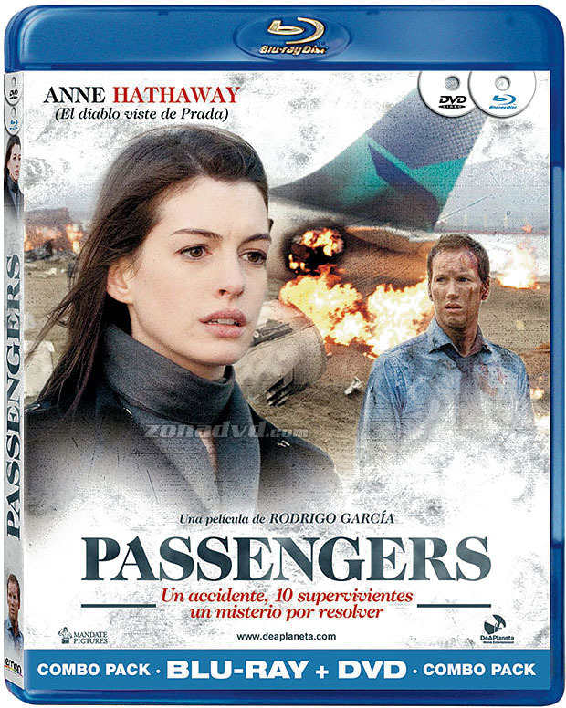 carátula Passengers (Combo Blu-ray + DVD) Blu-ray 1