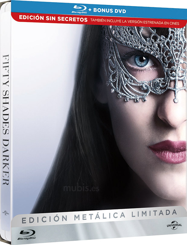 carátula Cincuenta Sombras más Oscuras - Edición Metálica Blu-ray 1