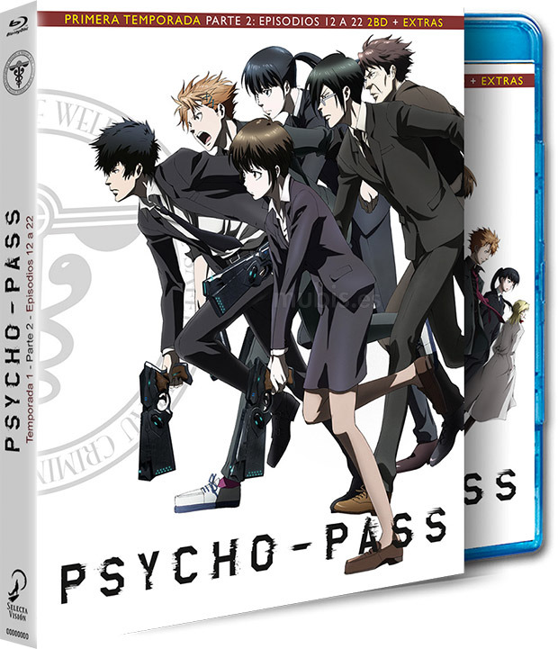 Psycho-Pass – Temporada 1 Parte 2 Blu-ray