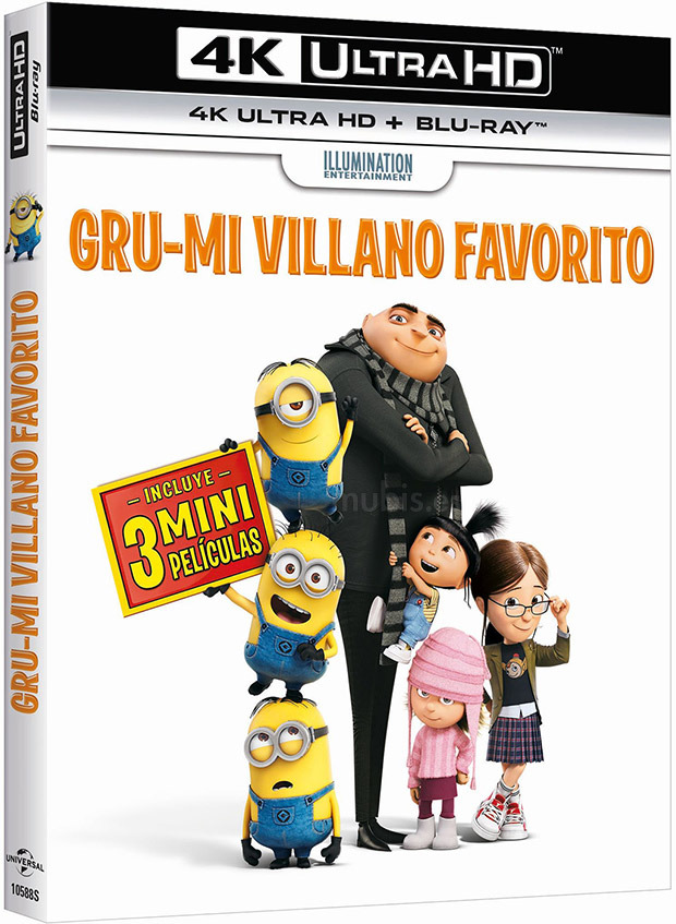 carátula Gru, Mi Villano Favorito Ultra HD Blu-ray 1