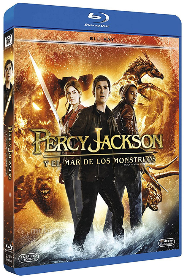 carátula Percy Jackson y el Mar de los Monstruos Blu-ray 1