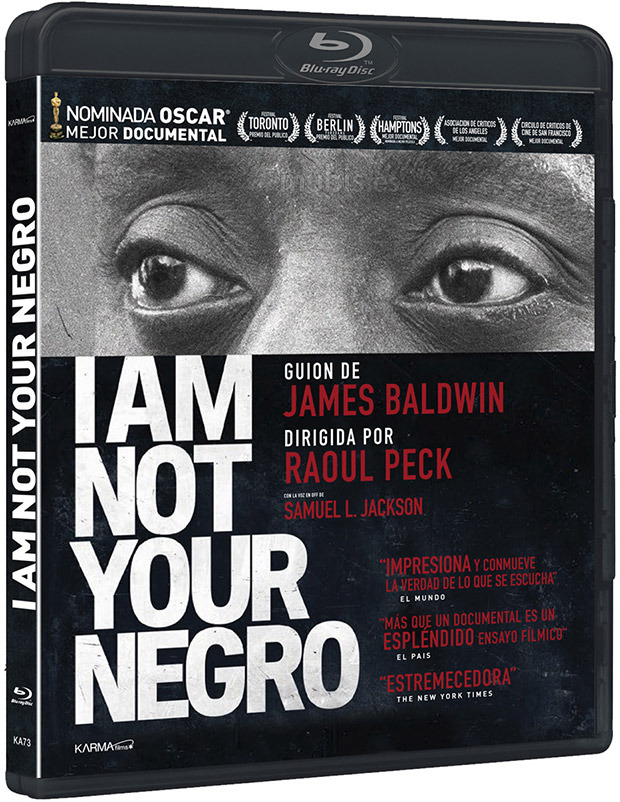 carátula I am not your Negro Blu-ray 1