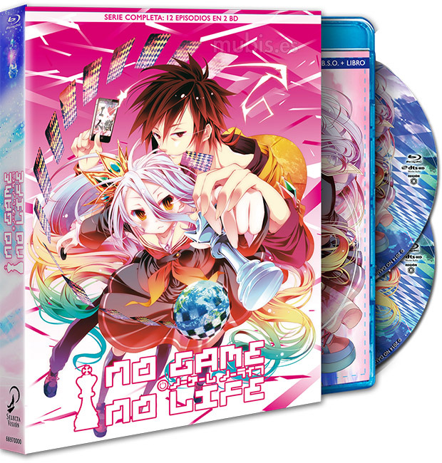 carátula No Game, No Life - Serie Completa Blu-ray 1