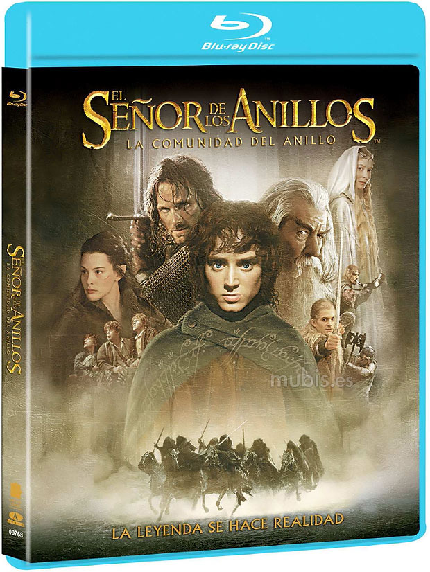 carátula El Señor de los Anillos: La Comunidad del Anillo Blu-ray 1