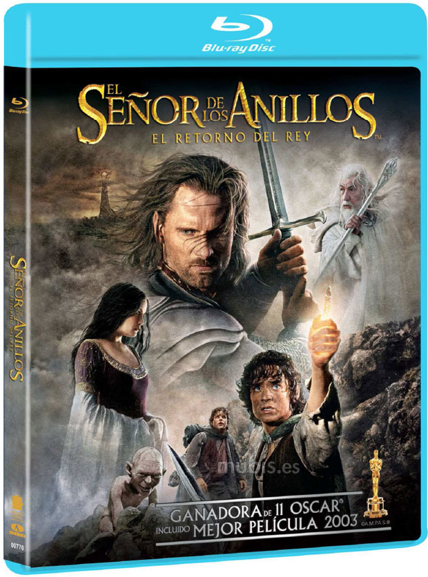 carátula El Señor de los Anillos: El Retorno del Rey Blu-ray 1