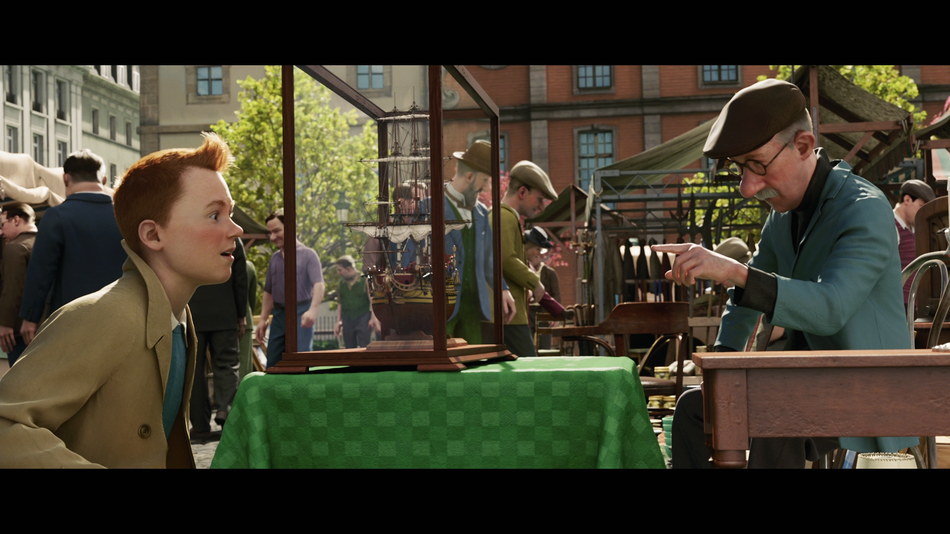 captura de imagen de Las Aventuras de Tintin: El Secreto del Unicornio (Combo Blu-ray + DVD) Blu-ray - 2