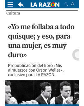 Entrevista a Orson Welles