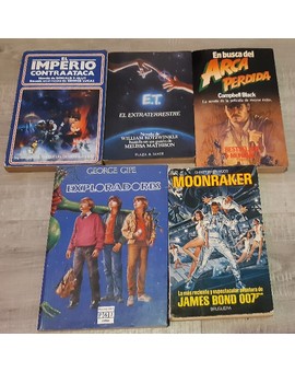 Cuando se hacían libros de las pelis de cine taquilleras....
